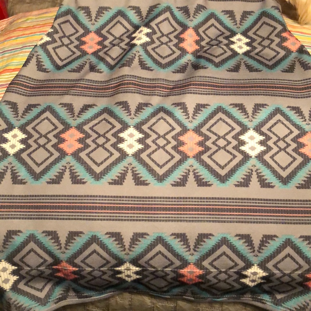 Bohemian mini skirt